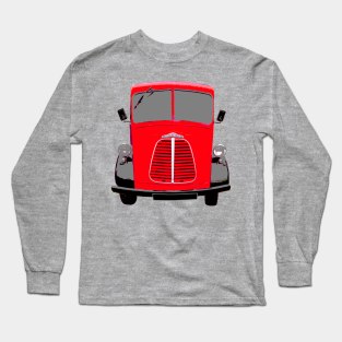 Morris 1950s classic van red Long Sleeve T-Shirt